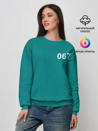 Женский свитшот / Игра в кальмара: Кан Сэ Бёк 067