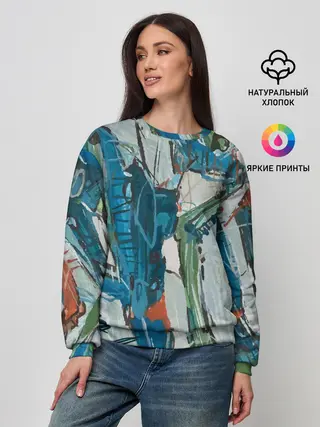 Женский свитшот / Покорение Эльбруса