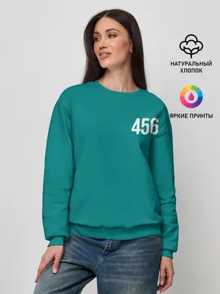 Женский свитшот / Игра в кальмара: Сон Ки Хун 456