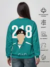 Женский свитшот / Игра в кальмара: Чхо Сан Воо 218