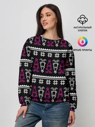 Женский свитшот / Праздник кальмара