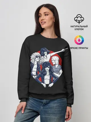 Женский свитшот / Рамонс в сборе