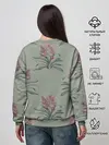 Женский свитшот / Цветы кливии