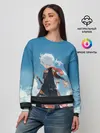 Женский свитшот / КАДЗУХА НА ФОНЕ НЕБА