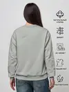 Женский свитшот / МАЙНКРАФТ, ГАСТ ОГНЕННЫЙ