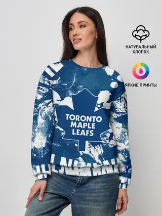 Женский свитшот / Торонто Мейпл Лифс, Toronto Maple Leafs