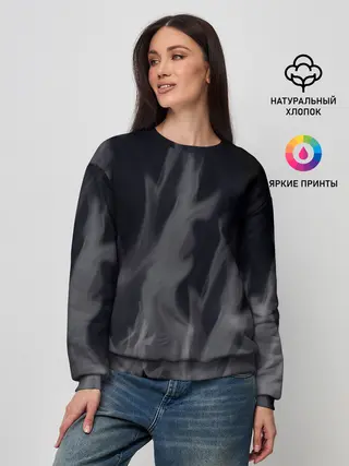 Женский свитшот / Белое пламя