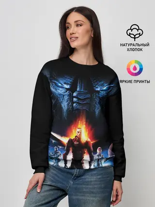 Женский свитшот / MASS EFFECT N7 КАПИТАН ШЕПАРД