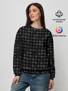 Женский свитшот / Масти карт темные