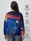 Женский свитшот / WAFRAME NEON KATANA FIRE