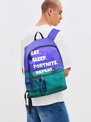 Рюкзак джинсовый / Fortnite Repeat