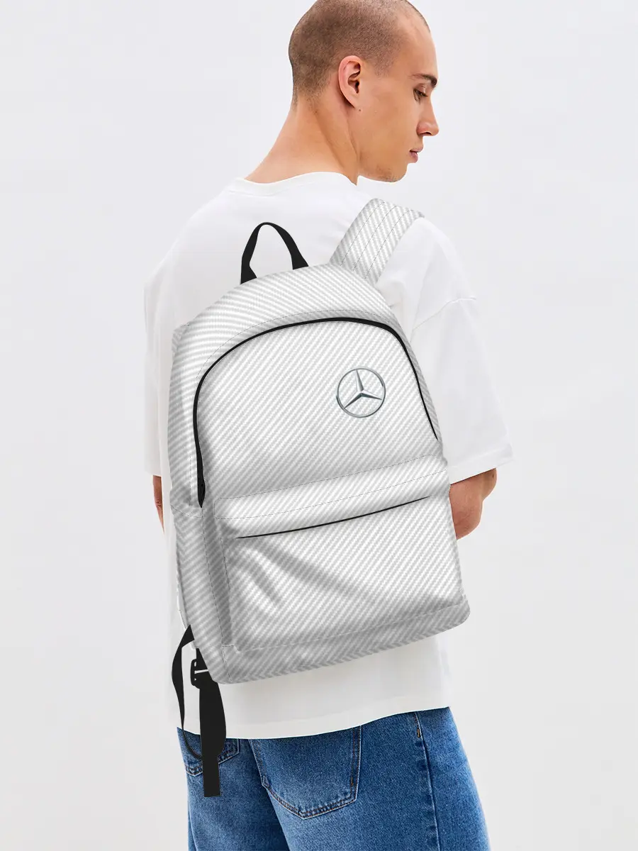 Рюкзак джинсовый / MERCEDES BENZ CARBON