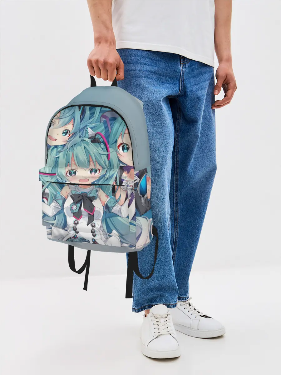 Рюкзак джинсовый / Miku множество