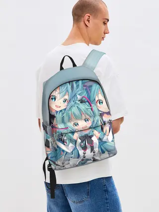 Рюкзак джинсовый / Miku множество