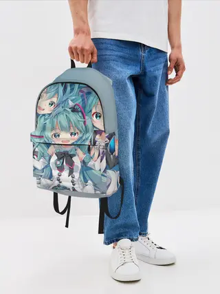Рюкзак джинсовый / Miku множество