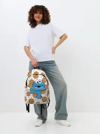 Рюкзак джинсовый / Cookie monster