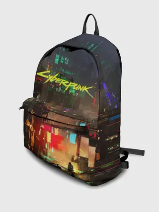 Рюкзак джинсовый / Cyber Punk 2077