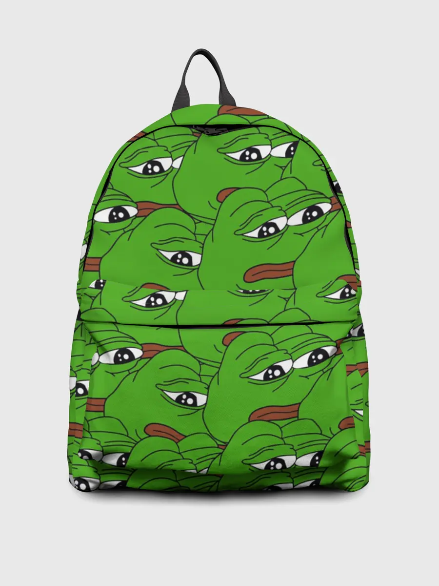 Рюкзак джинсовый / Sad frogs