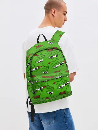 Рюкзак джинсовый / Sad frogs