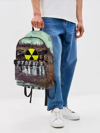 Рюкзак джинсовый / S.T.A.L.K.E.R ВАНЯ