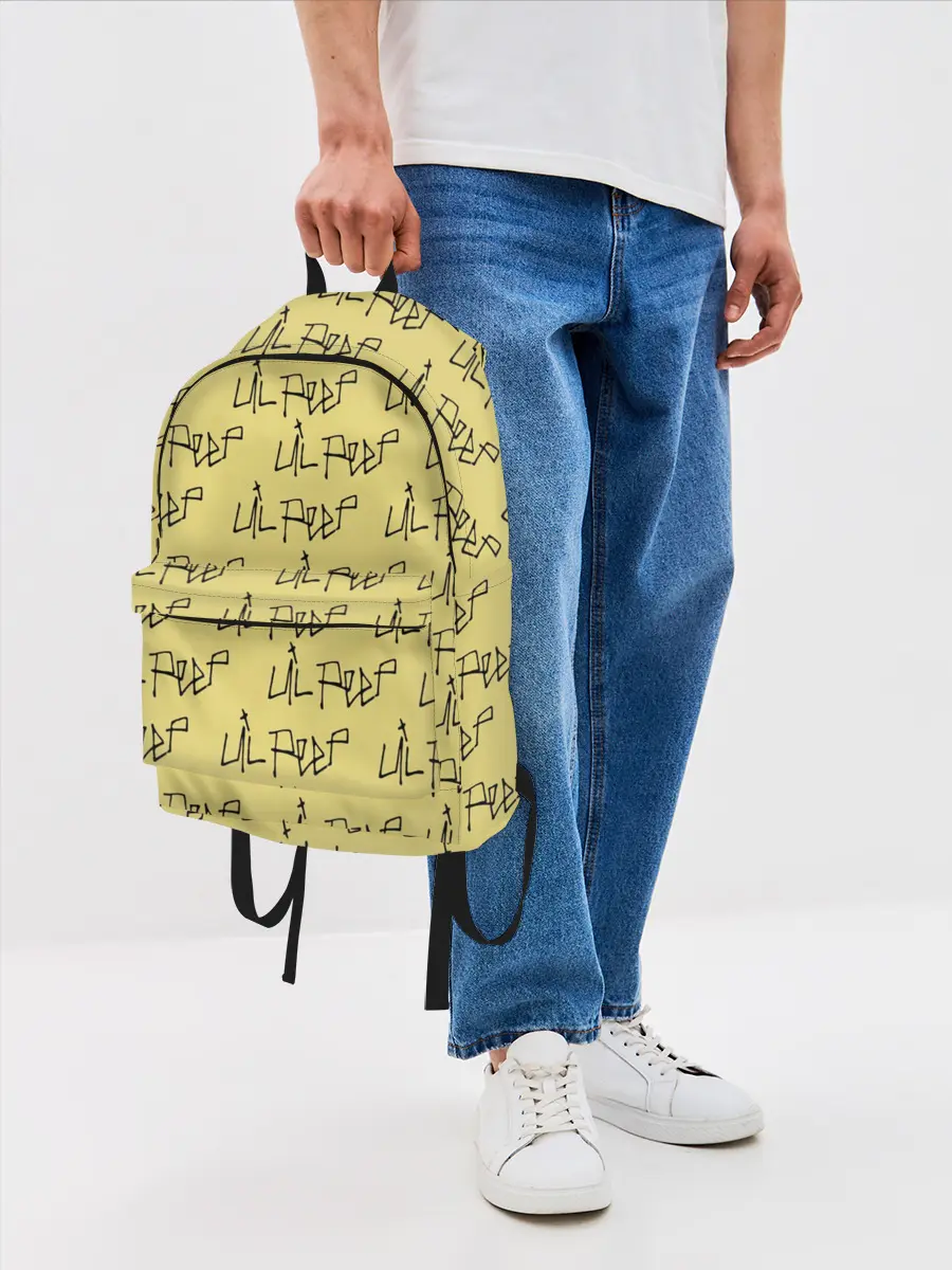Рюкзак джинсовый / LiL PEEP Pattern
