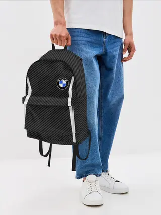 Рюкзак джинсовый / BMW CARBON | БМВ КАРБОН