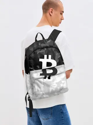 Рюкзак джинсовый / BITCOIN Black Collection