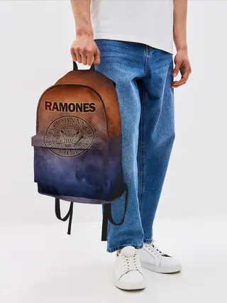 Рюкзак джинсовый / Ramones