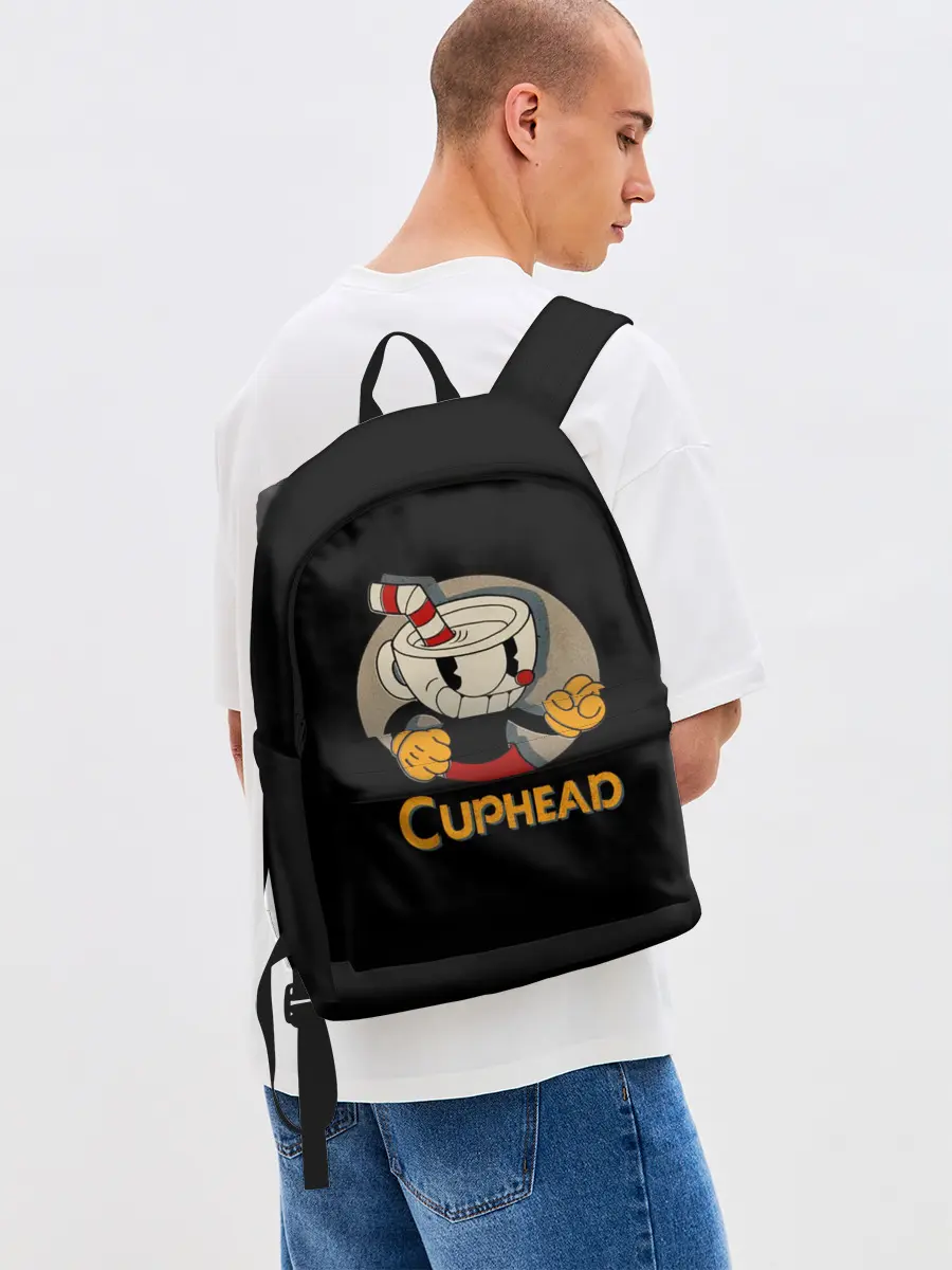 Рюкзак джинсовый / Cuphead