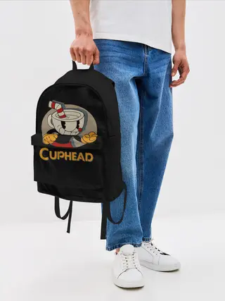 Рюкзак джинсовый / Cuphead
