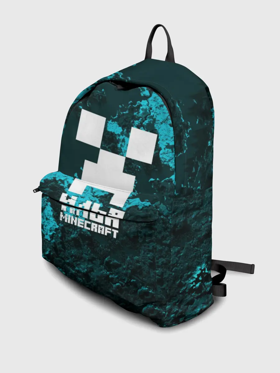 Рюкзак джинсовый / Илья в стиле Minecraft