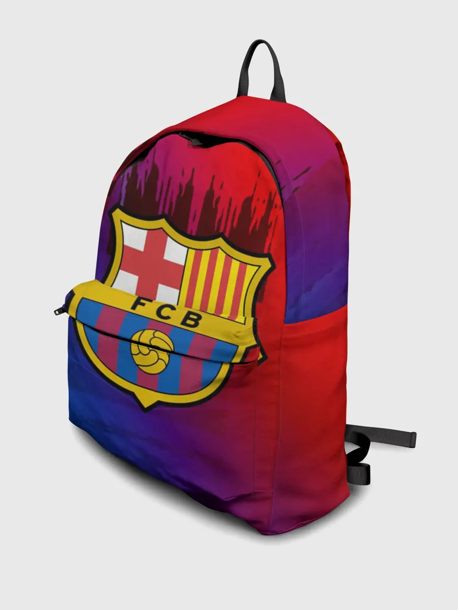 Рюкзак джинсовый / FC Barcelona color sport