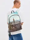 Рюкзак джинсовый / Столица мира