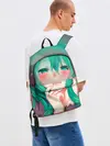Рюкзак джинсовый / Miku Ahegao