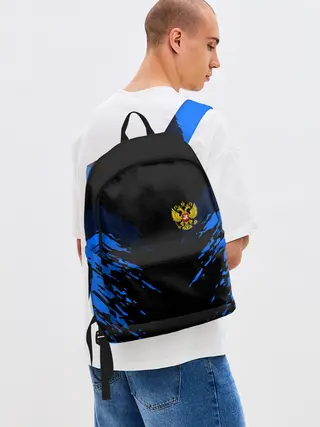 Рюкзак джинсовый / Russia-sport collection BLUE