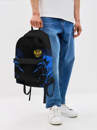 Рюкзак джинсовый / Russia-sport collection BLUE