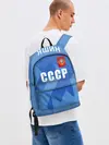 Рюкзак джинсовый / Лев Яшин ретро