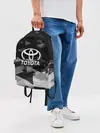 Рюкзак джинсовый / Toyota sport geometry