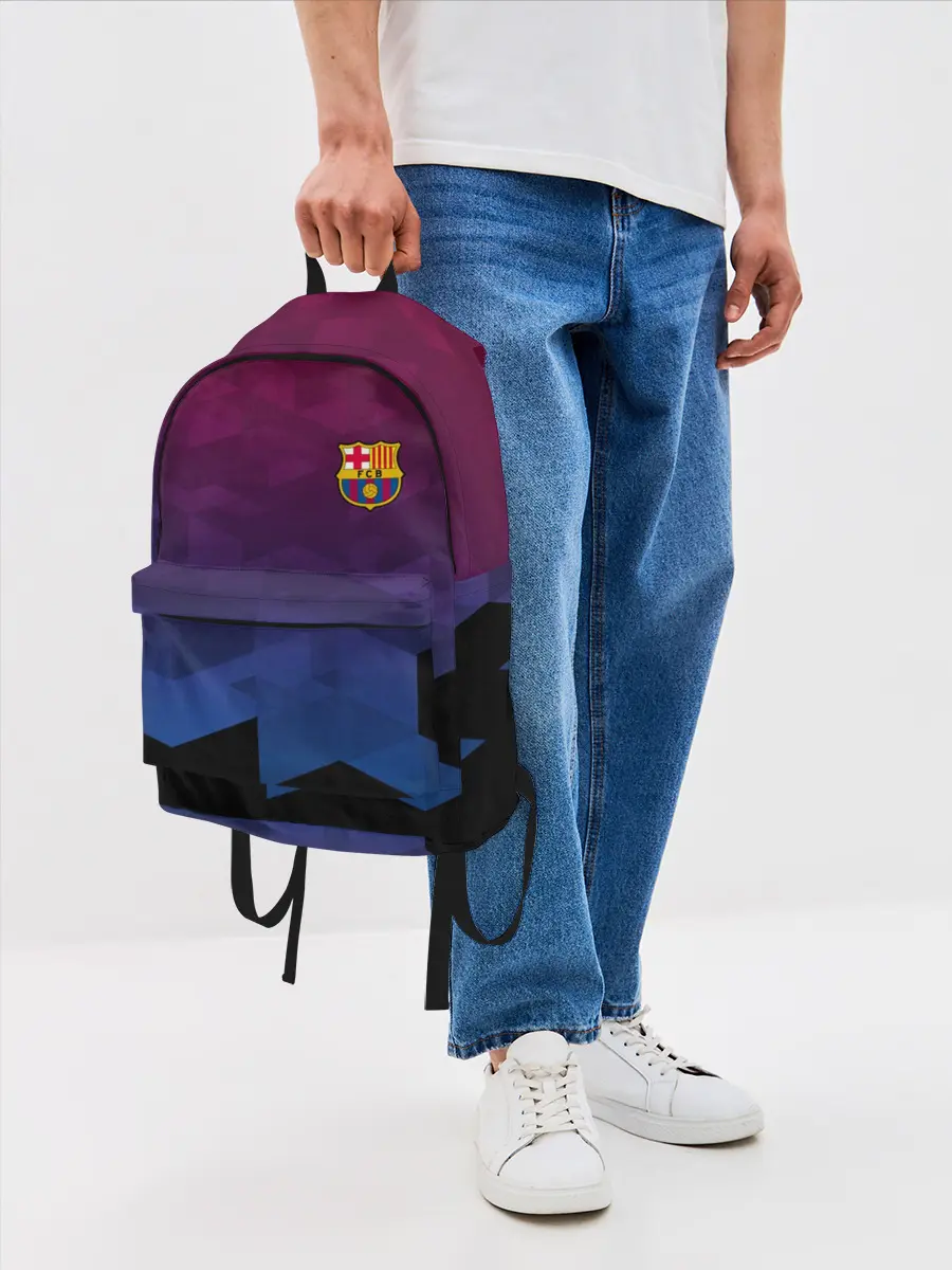Рюкзак джинсовый / FC BARCA SPORT