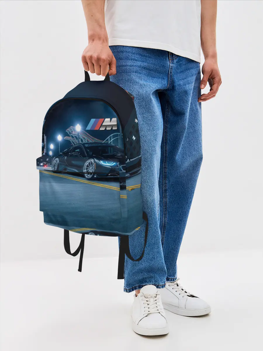 Рюкзак джинсовый / BMW.