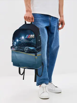 Рюкзак джинсовый / BMW.