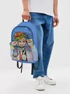 Рюкзак джинсовый / 6IX9INE SWAG
