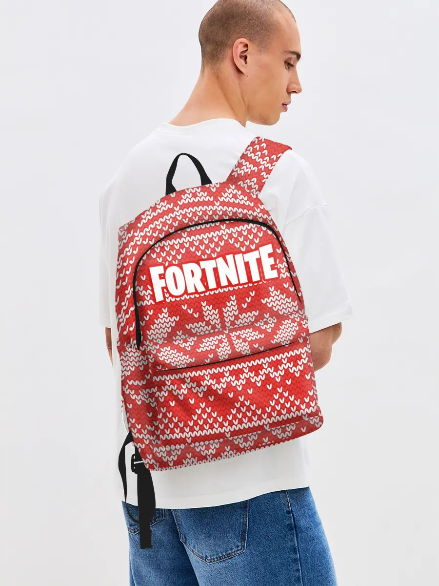 Рюкзак джинсовый / Новогодний Fortnite (P007_P004ooo1589699, P004ooo1589699)