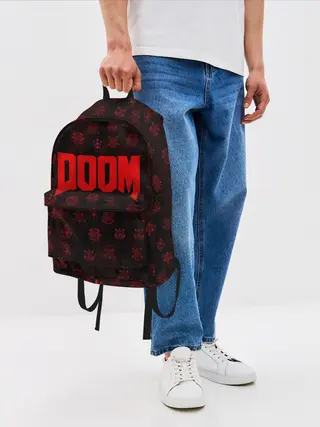 Рюкзак джинсовый / DOOM | ДУМ