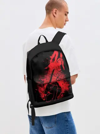 Рюкзак джинсовый / BERSERK elements red
