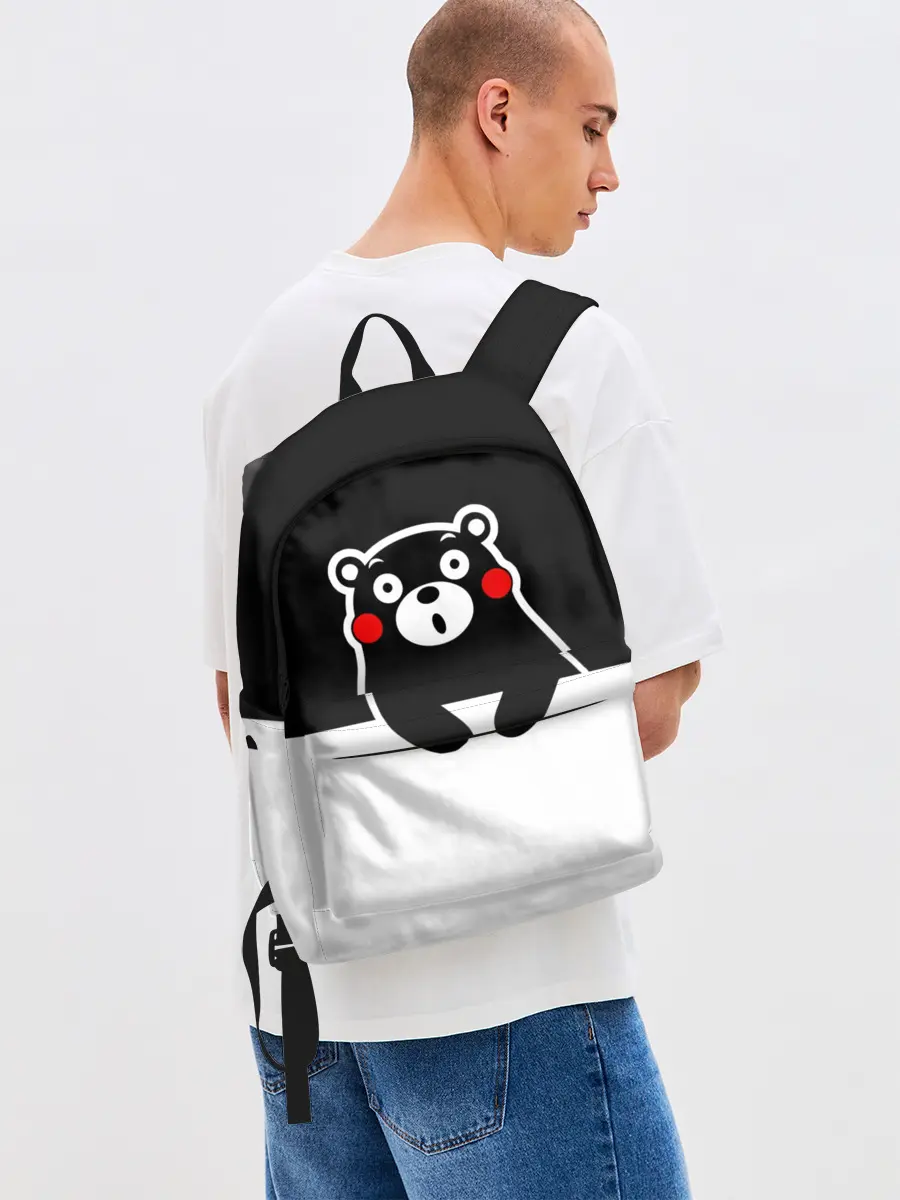 Рюкзак джинсовый / Kumamon повис