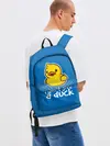 Рюкзак джинсовый / I Dont Give a Duck