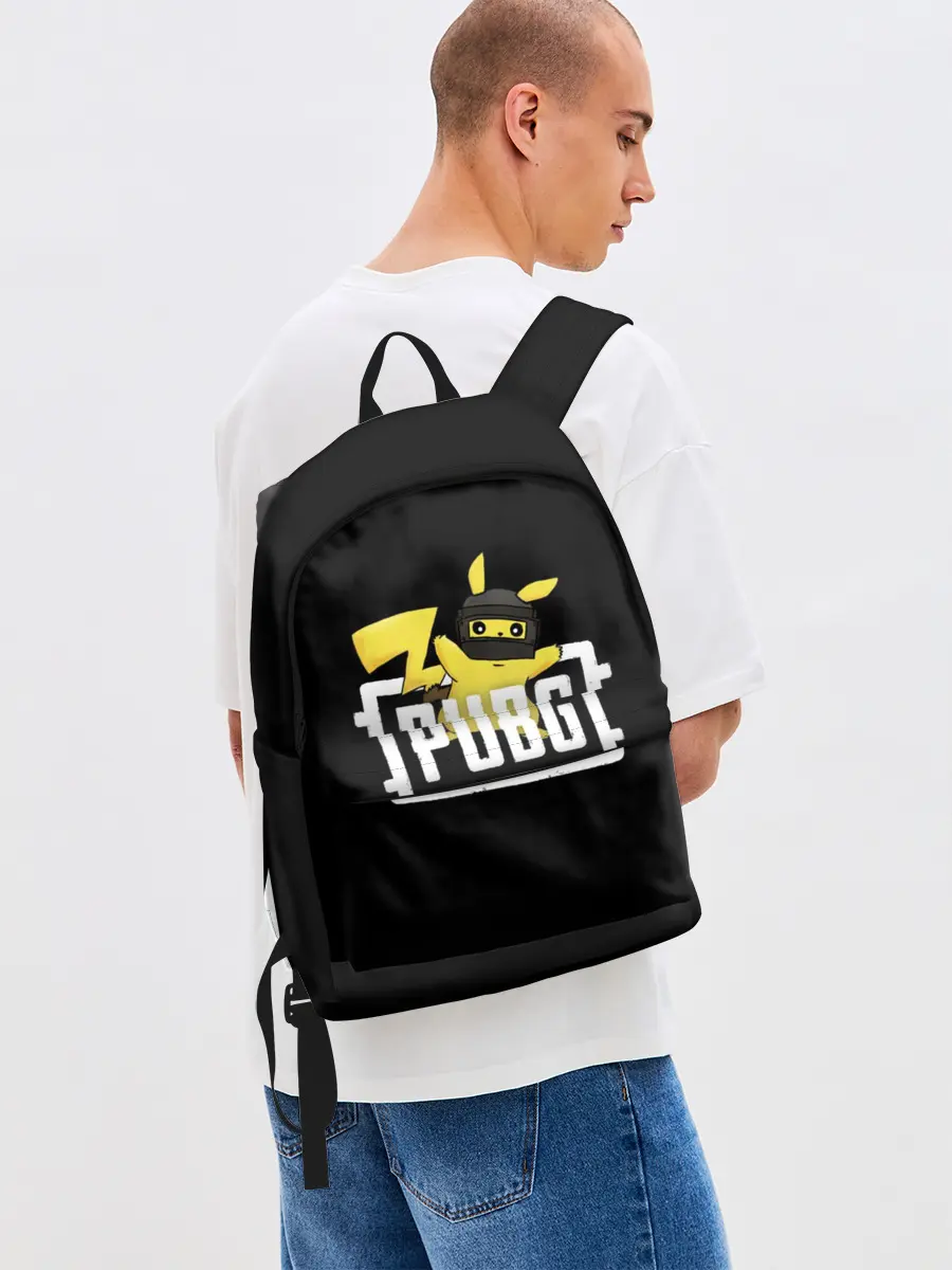 Рюкзак джинсовый / Pikachu PUBG