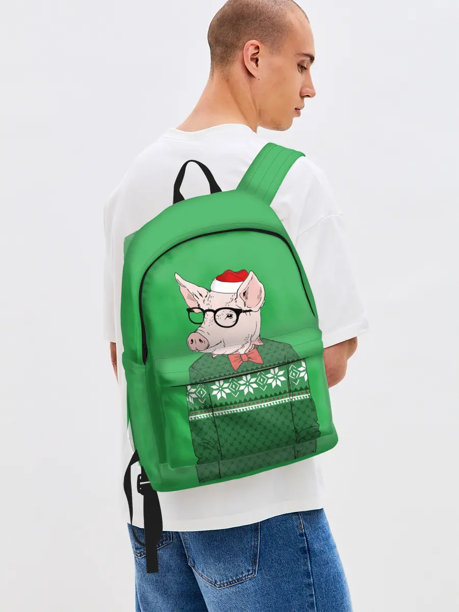 Рюкзак джинсовый / New Year Hipster Pig