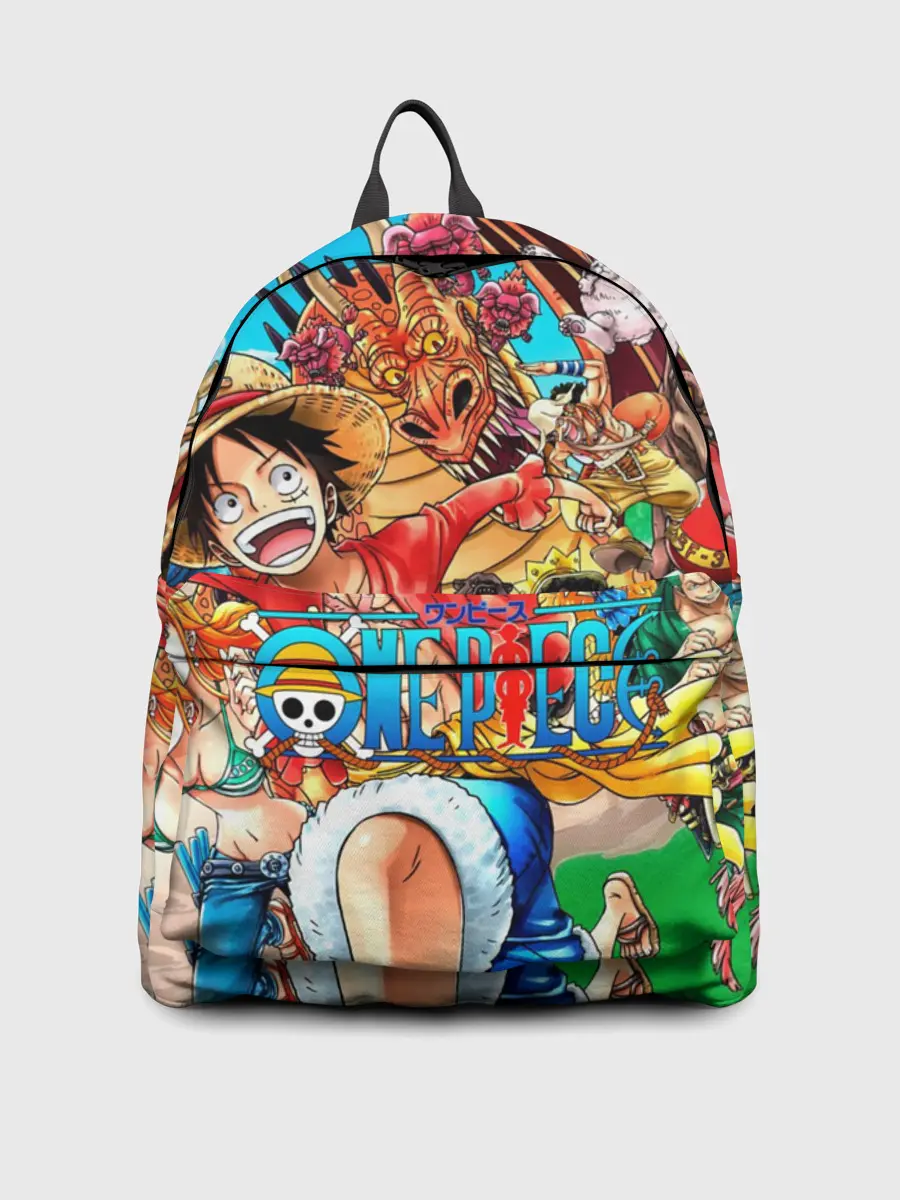 Рюкзак джинсовый / куча мала One Piece
